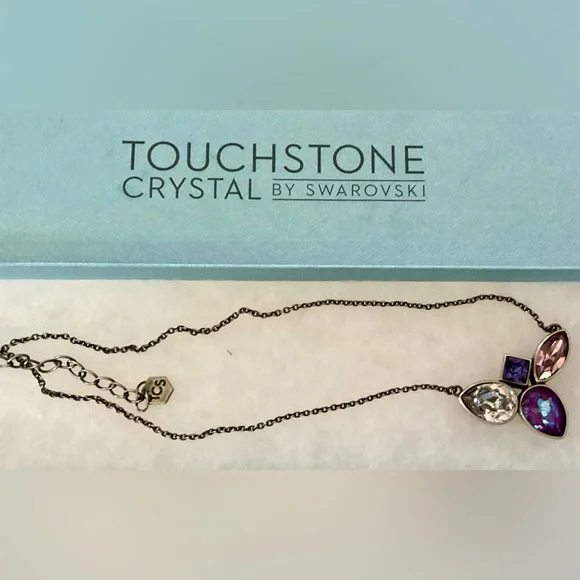 BNIB Reitired Touchstone Crystal by Swarovski, Mulled Necklace - Picture 5 of 7